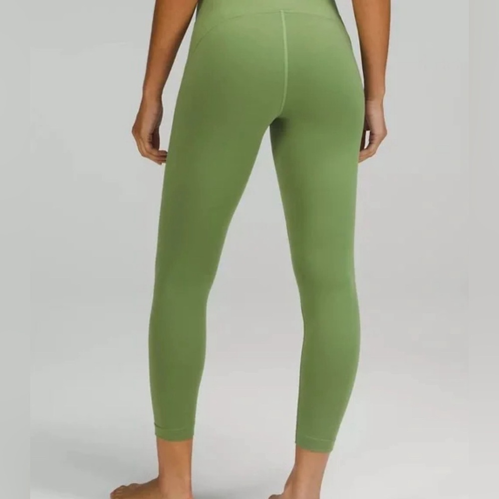 lululemon InStill High-Rise Legging (Olive Green Upper Sculpt Stitch) - Picture 2 of 8